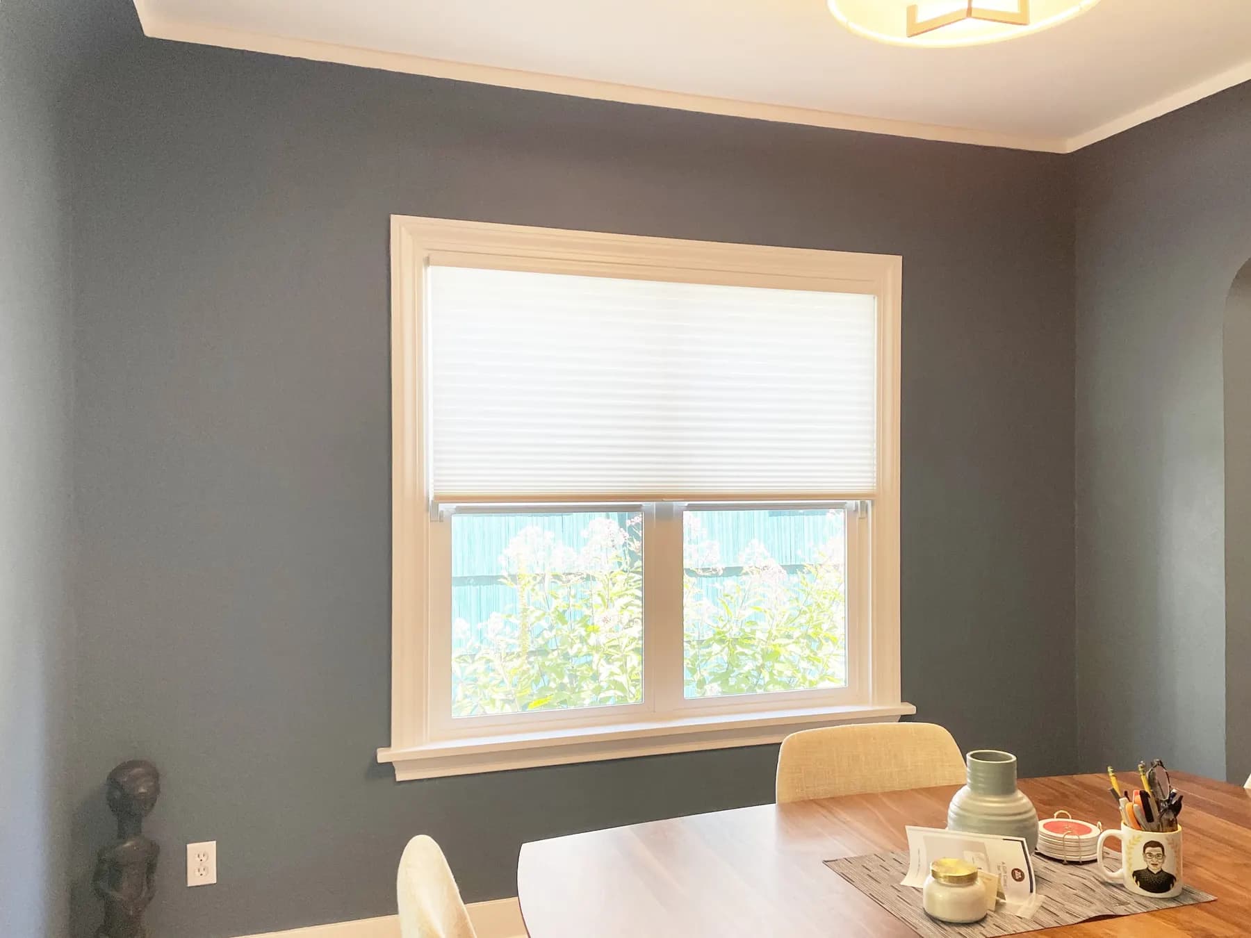 Honeycomb Shades for a Dining Room in Ravenna, Seattle
