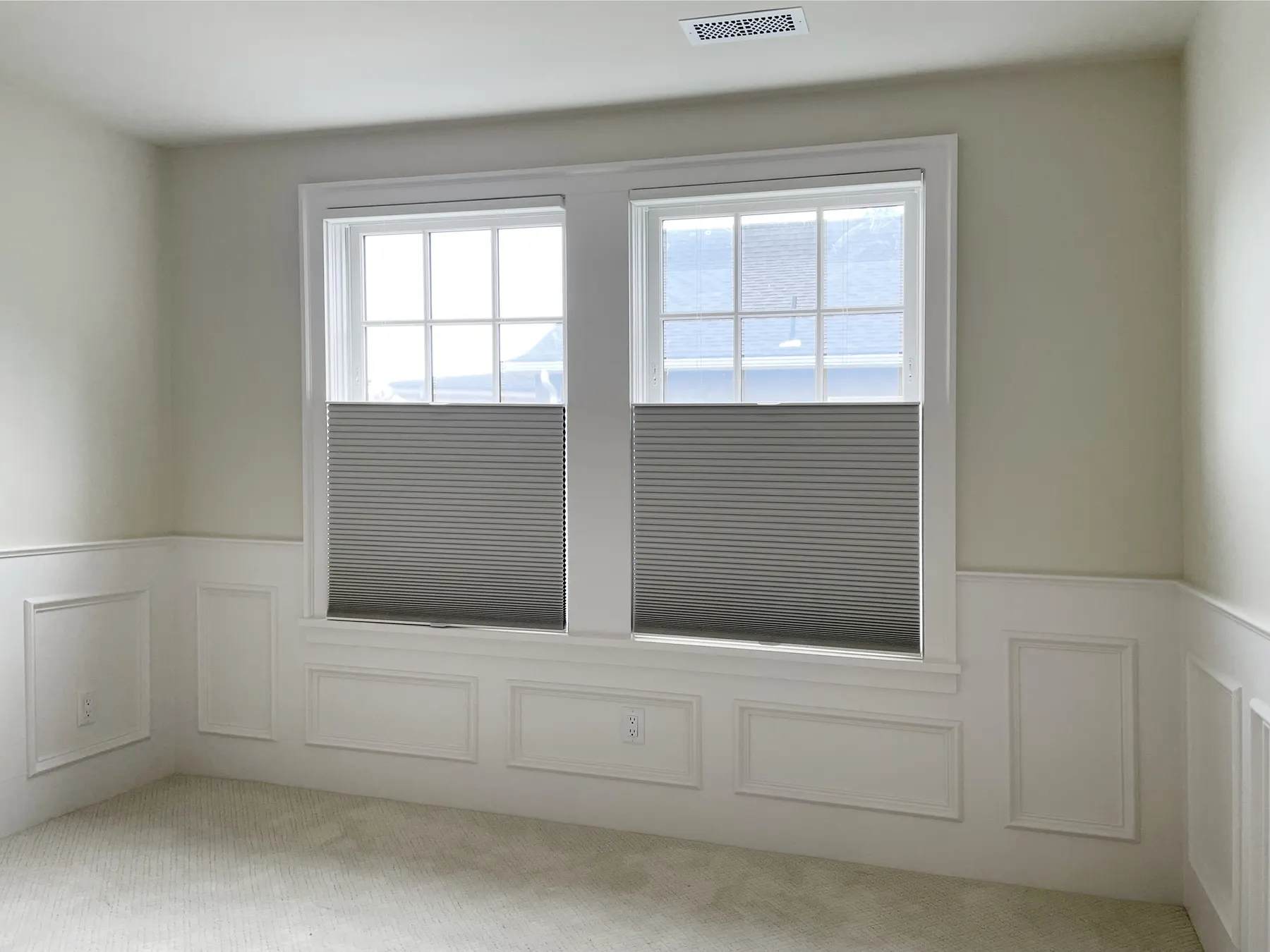 Honeycomb Shades for a Bedroom in Laurelhurst, Seattle