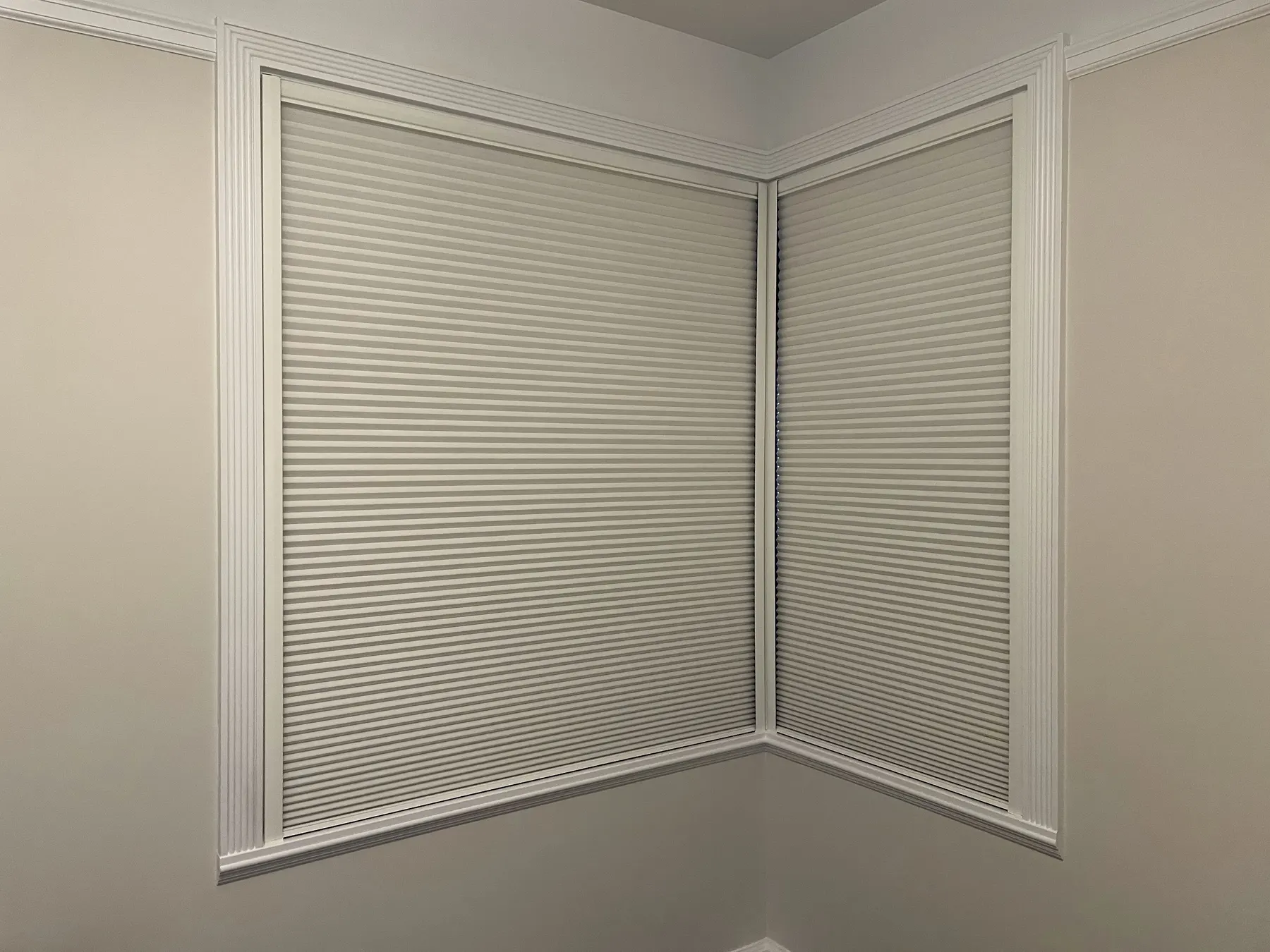 Motorized LightLock Blackout Honeycomb Shades for a Bedroom in Seattle