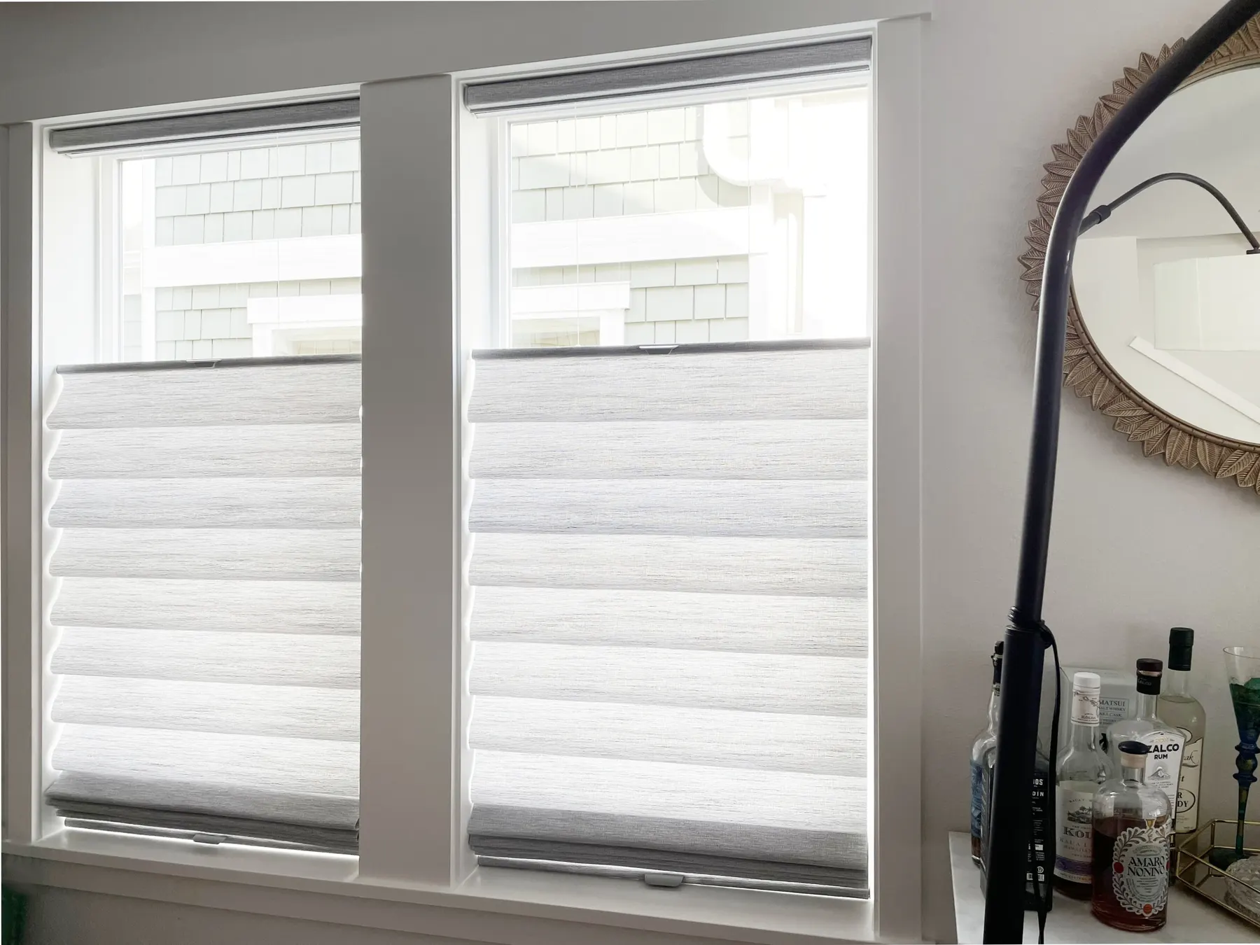 Roman Shades Top-Down/Bottom-Up in Madison Park, Seattle