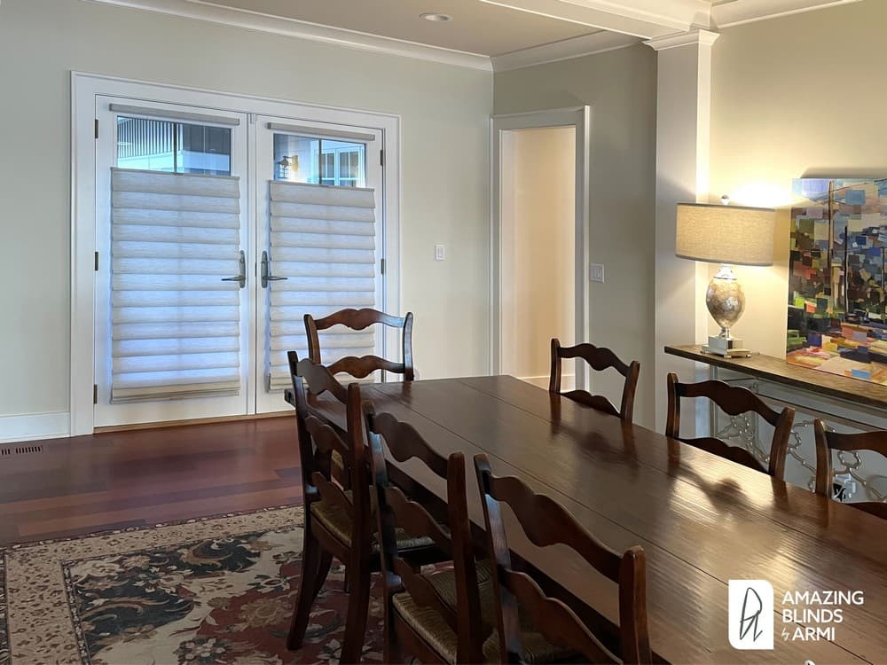 Beautiful Roman Shades for a Richmond Beach Home on 27th Ave NW in Shoreline, WA 2