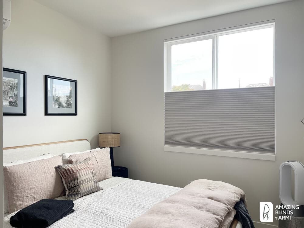 Contemporary Honeycomb Shades with Automation on SW Edmunds St, in West Seattle, WA 2