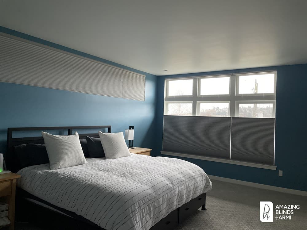 Contemporary Motorized Honeycomb Shades On Phinney Ave N In Fremont, Seattle, WA 3