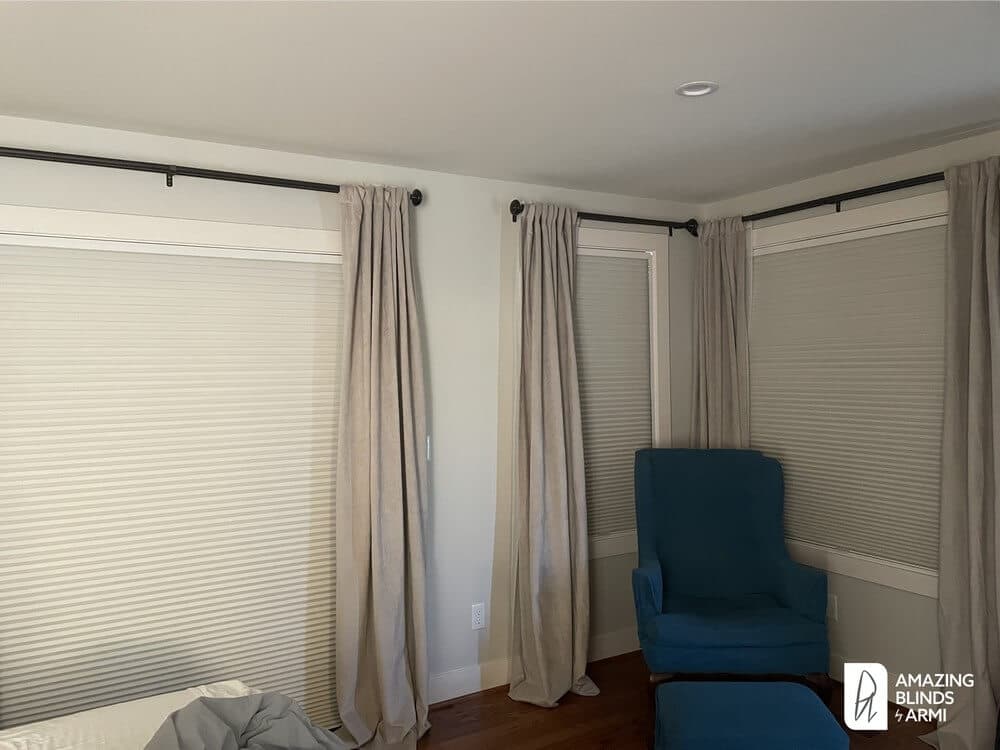 Effective Light Blocking Honeycomb Shades on 8th Ave N in Edmonds, WA 3