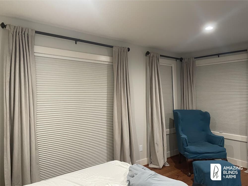 Effective Light Blocking Honeycomb Shades on 8th Ave N in Edmonds, WA