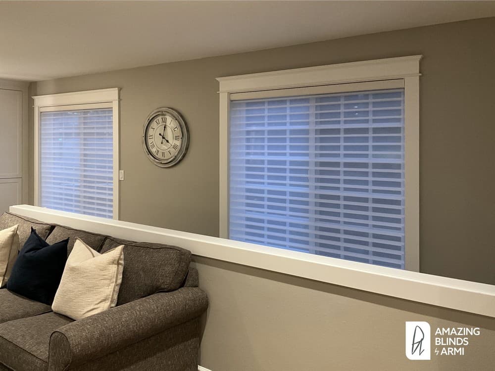 Elegant Silhouette® Sheer Shades for a Renovated Home on NE 160th Pl in Woodinville, WA 3