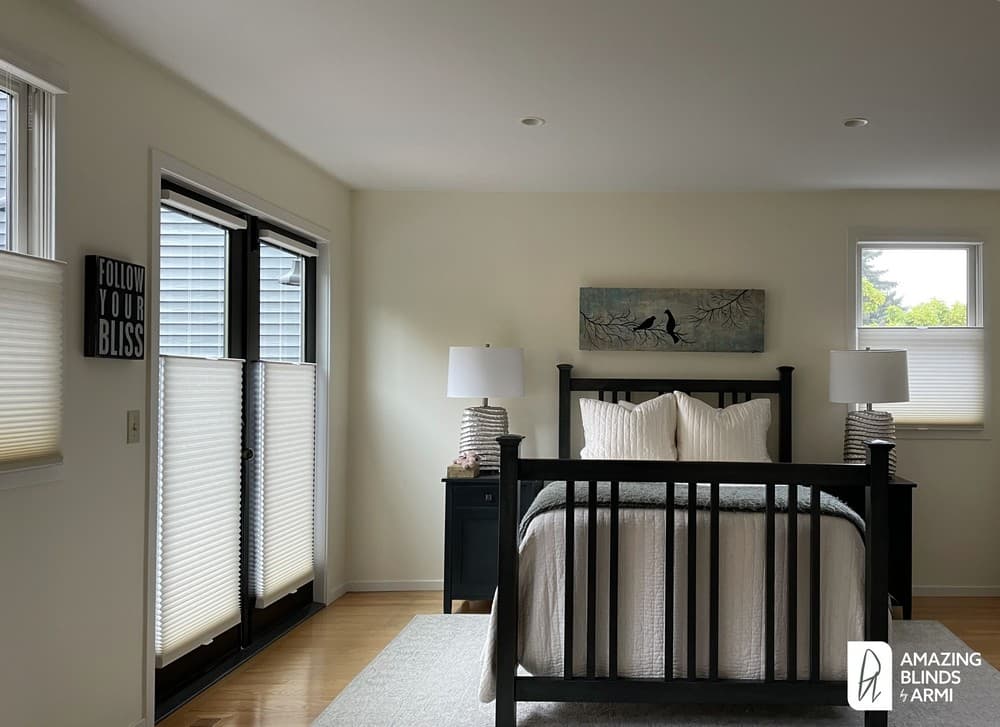 Energy-Efficient Semi-Sheer Honeycomb Shades on 37th Ave E in Madison Park, Seattle, WA 2
