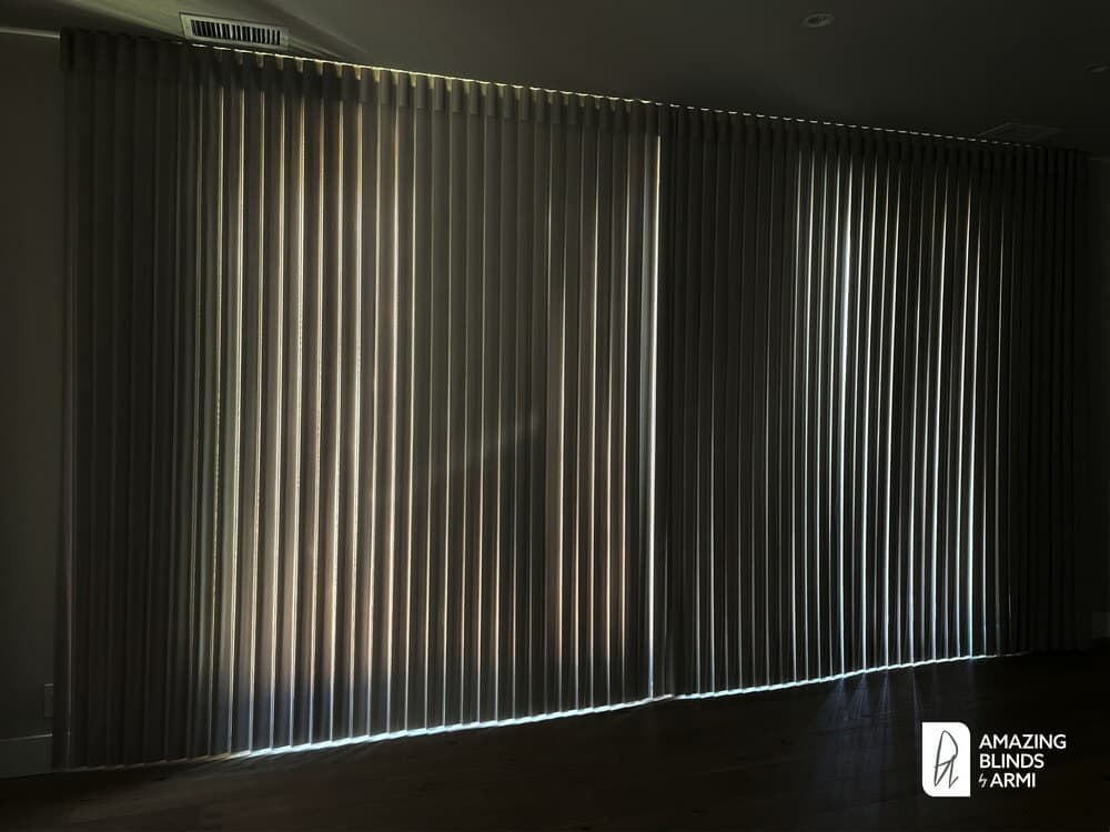Innovative Sheers for Wide Sliding Glass Doors on E Mercer Way in Mercer Island, WA 3