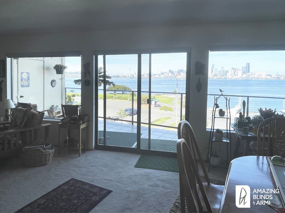 Modern Solar Shades to Filter Sunlight, Preserve View on Harbor Ave in West Seattle, WA 3