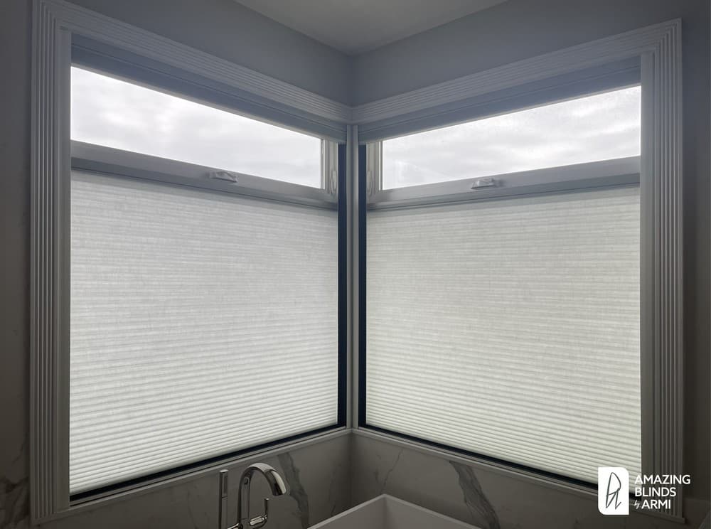 Perfect Dual Honeycomb with Automation for a Master Bath on 29th Ave W in Magnolia, Seattle, WA 2
