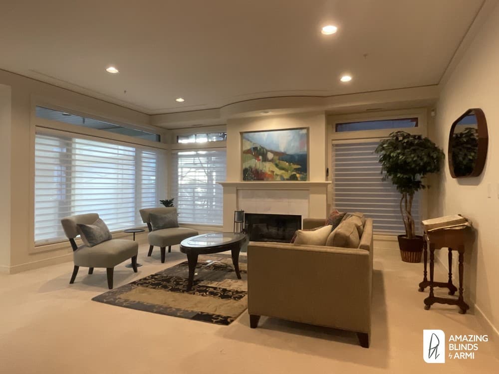 Refined Silhouette® Sheer Shades for a Renovated Condo on 2nd St in Kirkland, WA 3