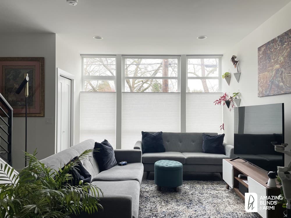Seamless Honeycomb Shade Upgrade for a Townhome on E Spruce St in Seattle, WA 2