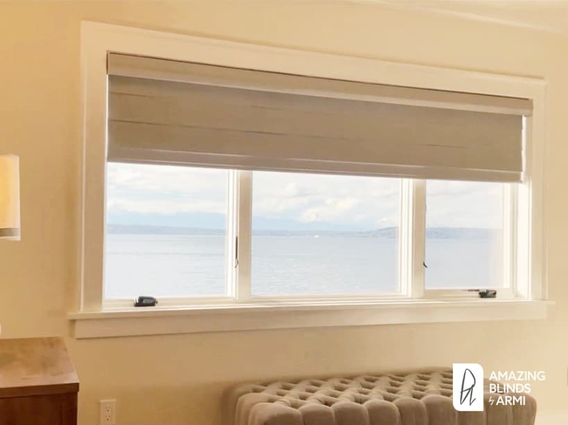 Stunning Pirouette® Shades For A Waterfront Home On 27th Ave NW In Shoreline, WA 2