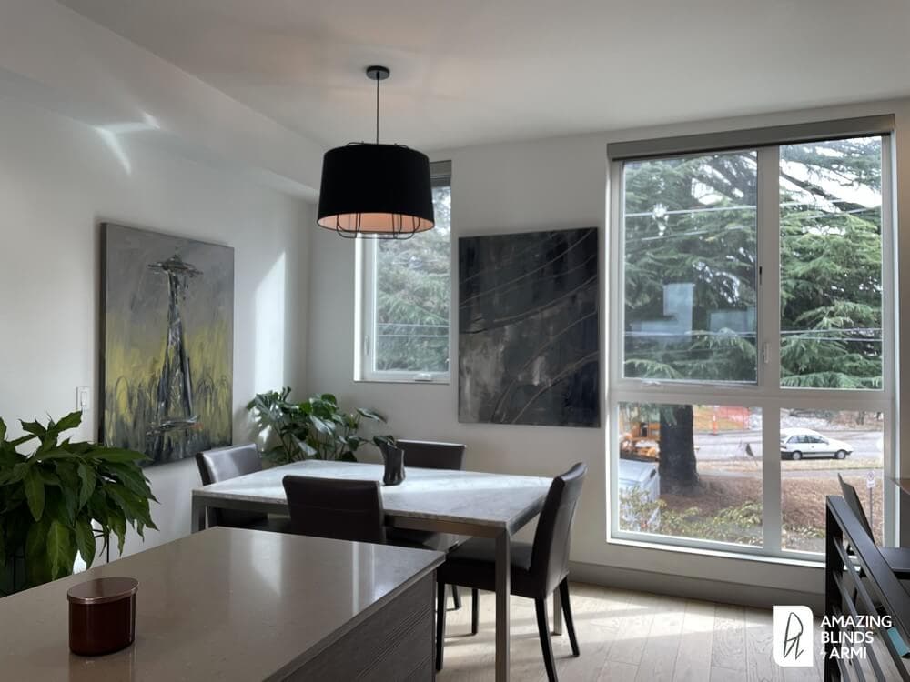 Stylish Motorized Roller Shades on Franklin Ave E in Eastlake, Seattle, WA 2
