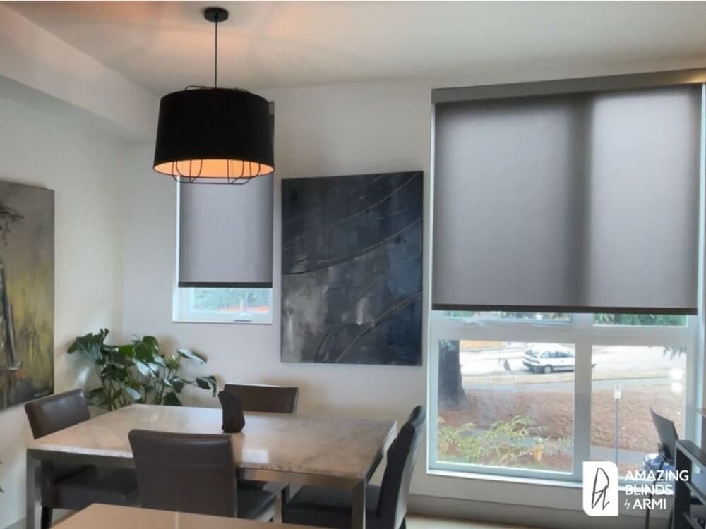 Stylish Motorized Roller Shades on Franklin Ave E in Eastlake, Seattle, WA